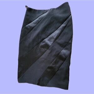 Le Chateau‎ 0 Vintage Assymetrical Pattern High Waisted Skirt